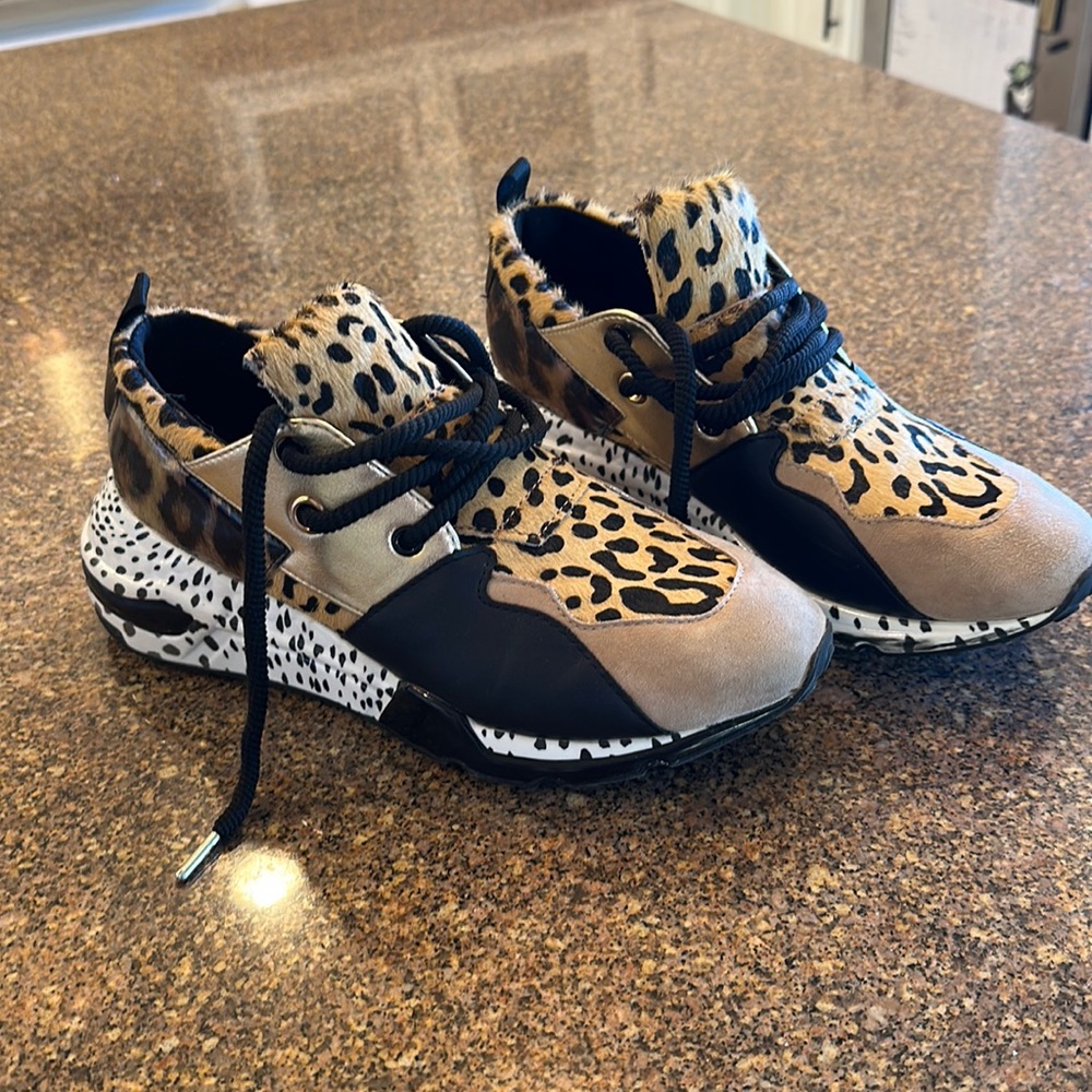Leopard print sneakers Steve Madden
